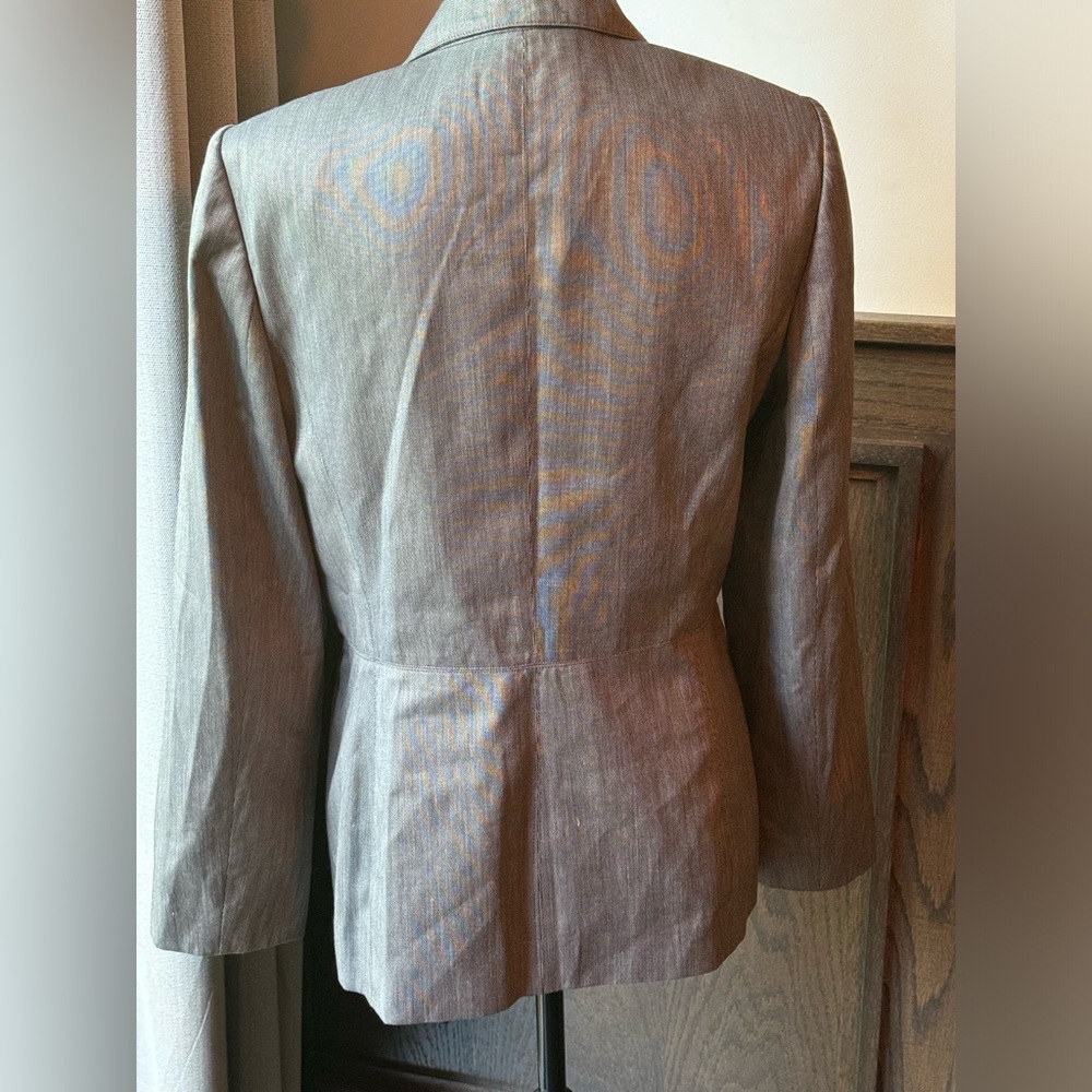 Calvin Klein Women's One Button Lux Blazer with 2 pockets 10 - Picture 4 of 10